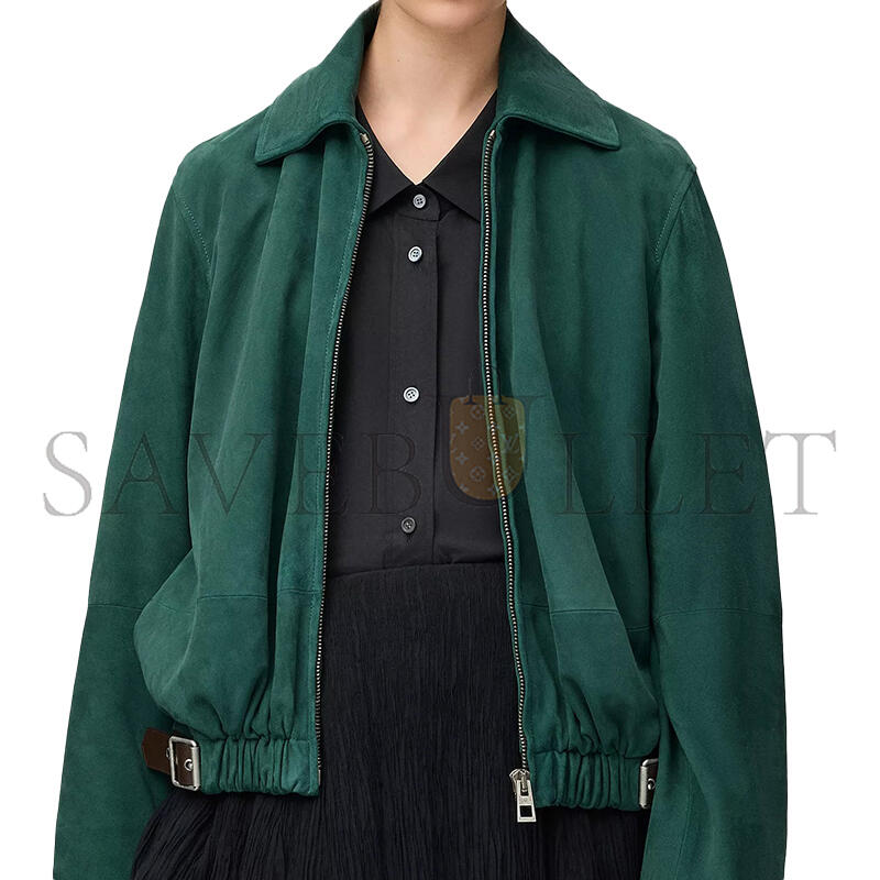 L0ew* belted jacket in suede goatskin s540y34l58